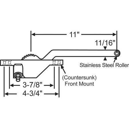 Single Arm Casement Operator